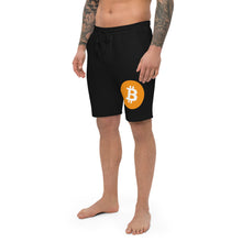 गैलरी व्यूवर में इमेज लोड करें, Bitcoin Men&#39;s fleece shorts
