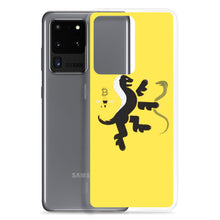 Load image into Gallery viewer, Bitcoin Badger crest @MyBloodIs0range inspired Samsung Case
