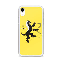 Load image into Gallery viewer, Bitcoin Badger crest @MyBloodIs0range inspired iPhone Case
