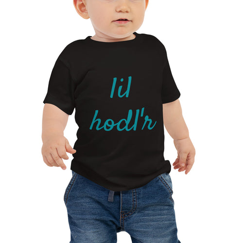 Bitcoin lil hodl'r Short Sleeve Tee| digital-mining-llc.myshopify.com