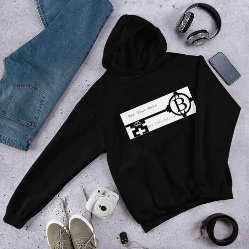 Not Your Keys Not Your Bitcoin Hoodie| digital-mining-llc.myshopify.com