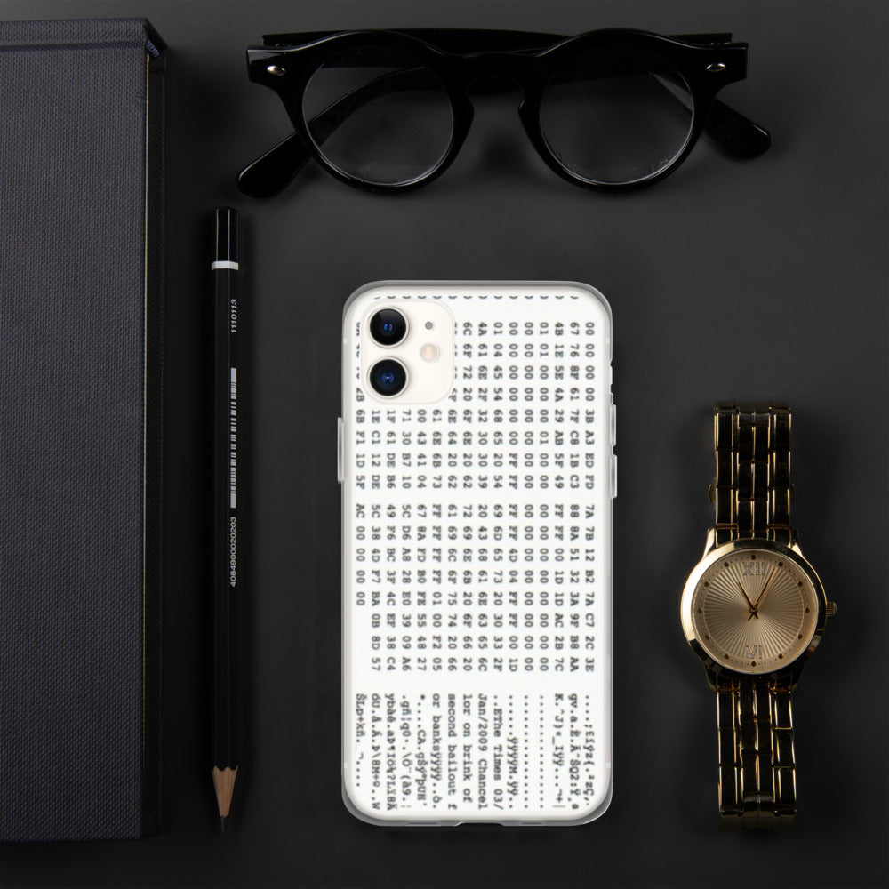 Bitcoin Gen Block iPhone Case| digital-mining-llc.myshopify.com