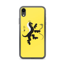 Load image into Gallery viewer, Bitcoin Badger crest @MyBloodIs0range inspired iPhone Case
