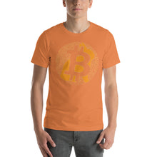 Load image into Gallery viewer, Follow the rabbit Bitcoin Short-Sleeve Unisex T-Shirt| digital-mining-llc.myshopify.com
