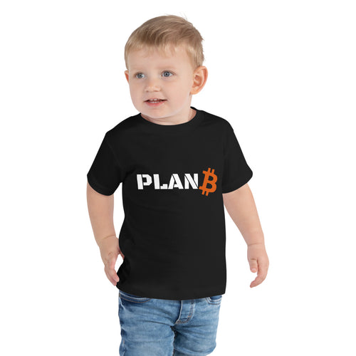 Bicoin Plan B Toddler Short Sleeve Tee| digital-mining-llc.myshopify.com