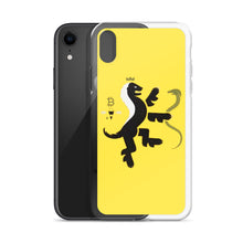 Load image into Gallery viewer, Bitcoin Badger crest @MyBloodIs0range inspired iPhone Case

