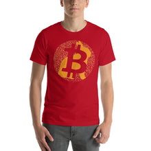 Load image into Gallery viewer, Follow the rabbit Bitcoin Short-Sleeve Unisex T-Shirt| digital-mining-llc.myshopify.com
