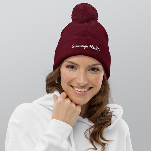 Sovereign Hodl'r Bitcoin pom beanie| digital-mining-llc.myshopify.com