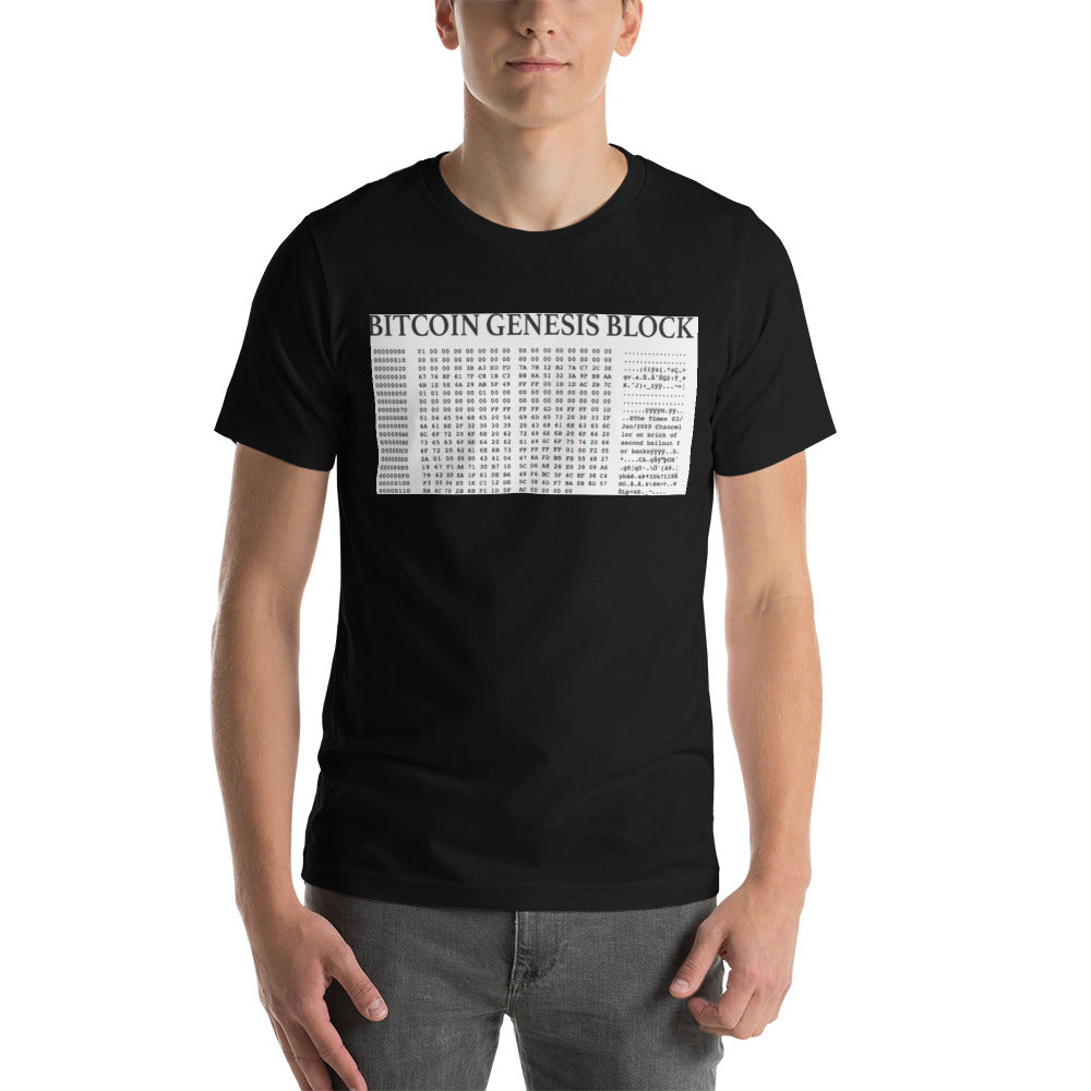 Bitcoin Gen Block T-Shirt| digital-mining-llc.myshopify.com