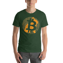 Load image into Gallery viewer, Follow the rabbit Bitcoin Short-Sleeve Unisex T-Shirt| digital-mining-llc.myshopify.com
