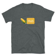 将图片加载到图库查看器，Bitcoin CornHub Short-Sleeve Unisex T-Shirt| digital-mining-llc.myshopify.com
