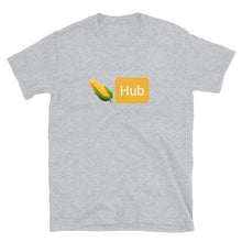 将图片加载到图库查看器，Bitcoin CornHub Short-Sleeve Unisex T-Shirt| digital-mining-llc.myshopify.com
