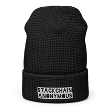 Load image into Gallery viewer, Stackchain Anonymous Waffle Beanie
