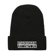 Load image into Gallery viewer, Stackchain Anonymous Waffle Beanie
