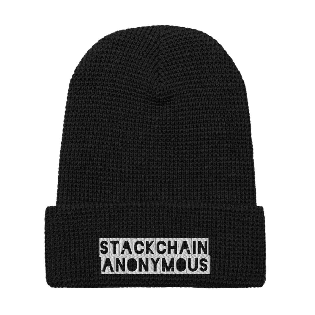 Stackchain Anonymous Waffle Beanie