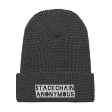 Load image into Gallery viewer, Stackchain Anonymous Waffle Beanie

