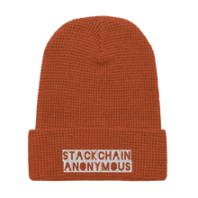 Load image into Gallery viewer, Stackchain Anonymous Waffle Beanie
